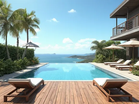 Poolside Deck Design