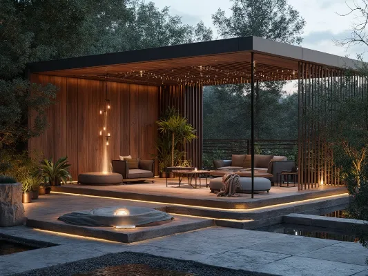 Deck with Privacy Screen